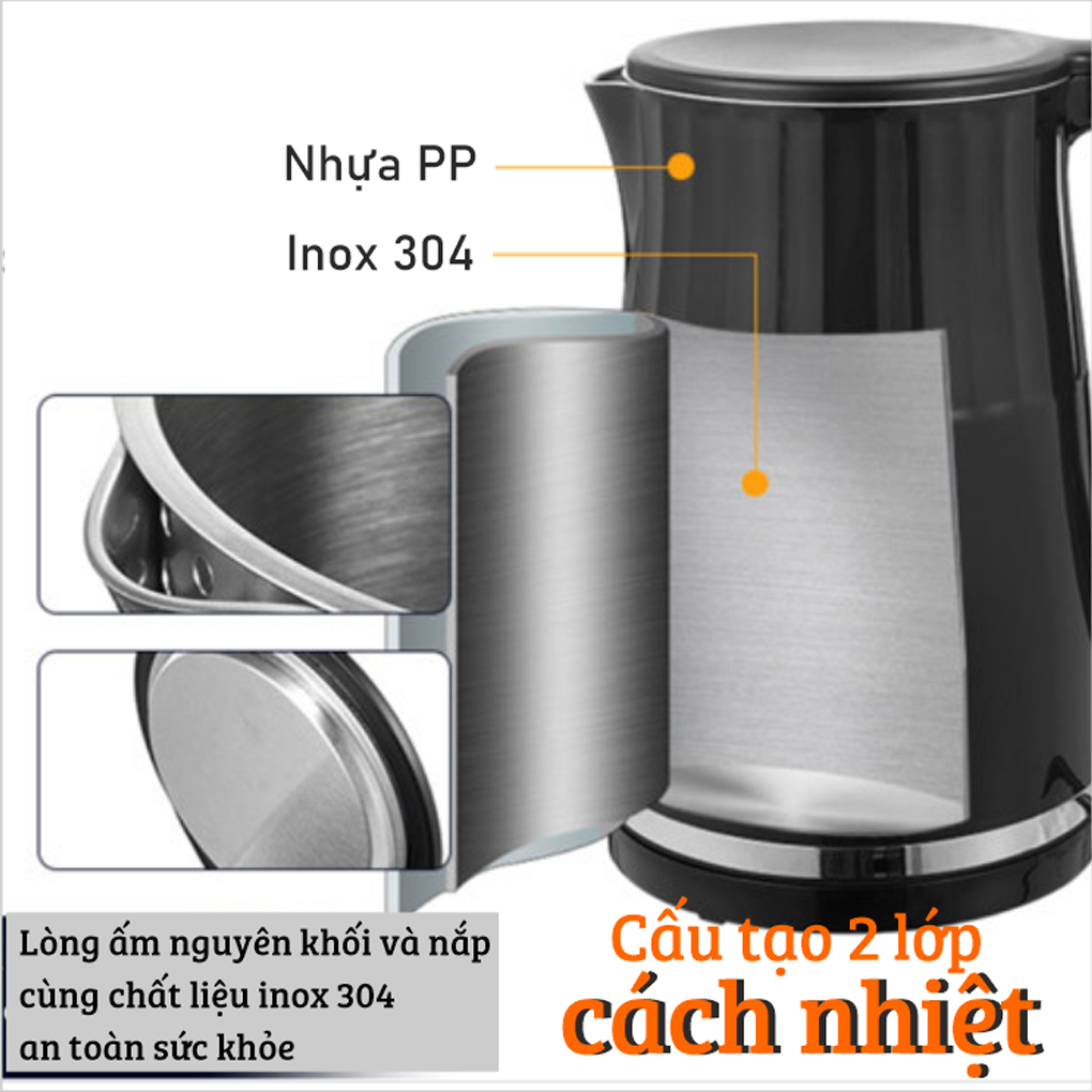 Ấm Đun Siêu Tốc Daewoo DWK-17DGT 4