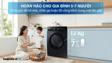 Máy Giặt Samsung Inverter 12 kg WW12CGC04DABSV
