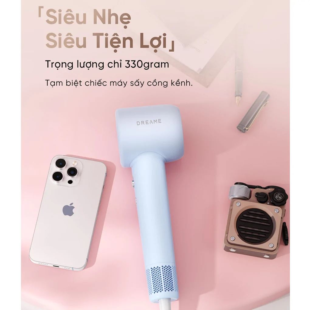 Máy Sấy Tóc Dreame AHD12A Màu Xanh 1