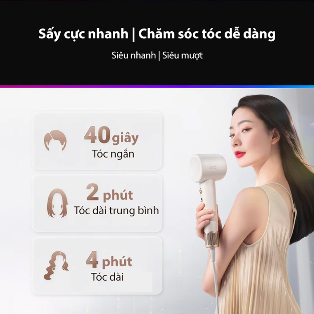 Máy Sấy Tóc Dreame AHD12A Màu Tím 2