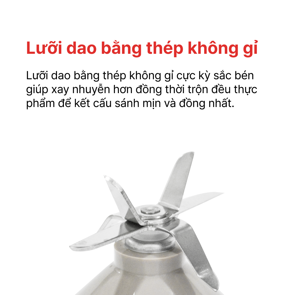 Máy Xay Sinh Tố HappyCook HCB-150GW 1.5 Lít 5