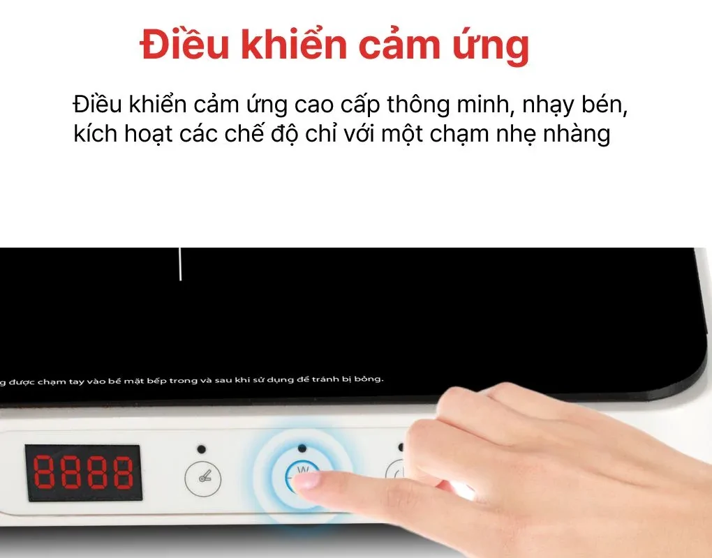 Bếp Từ Đơn Happy Cook HSI-200KS 2000W 12