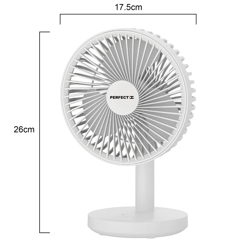 Quạt Để Bàn Sạc Tích Điện Perfect PF-QB2170 9