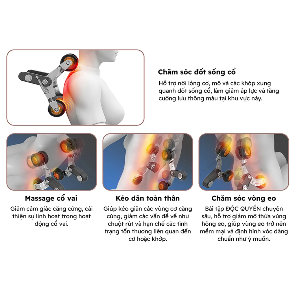 Ghế Massage FujiLux JP3000 - Nhật Bản 5