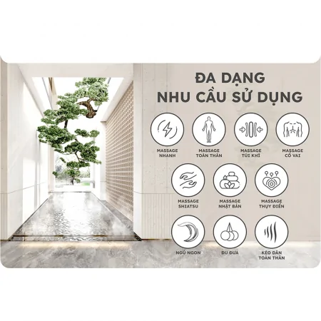 Ghế Massage FujiLux JP3000 - Nhật Bản 6