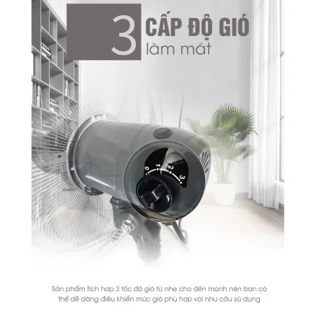 Quạt Đứng Công Nghiệp Sowun SW-823 8