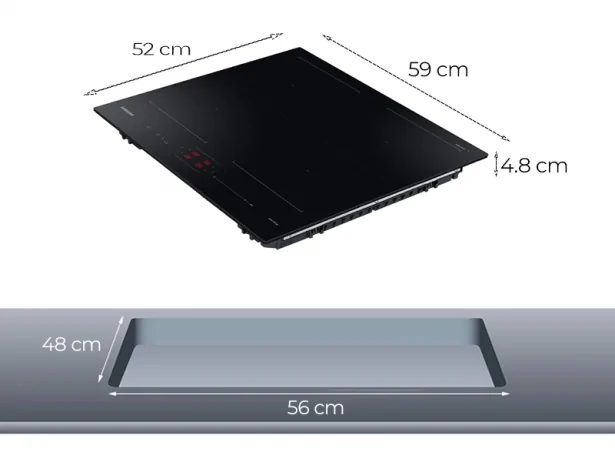 Bếp Điện Samsung NZ64B5066FK/SV