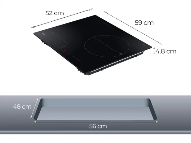 Bếp Điện Samsung NZ63B5046FK/SV