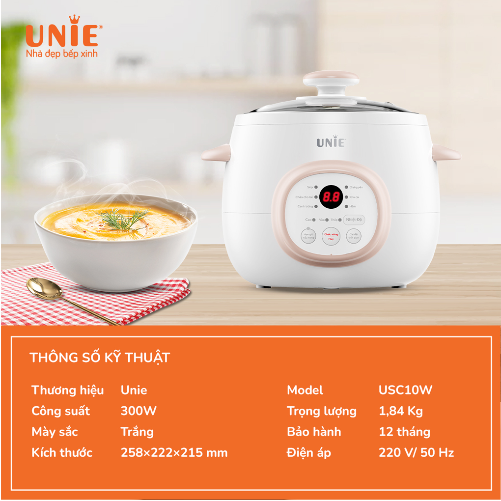 Nồi Nấu Chậm Unie USC10W 1