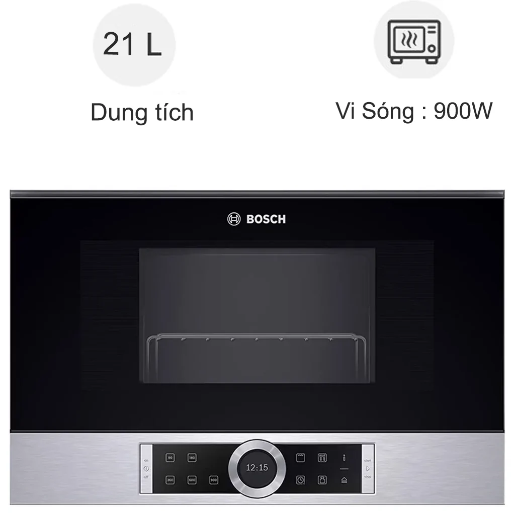 Lò Vi Sóng Bosch MHMH BFL634GS1B - Series 8 - Anh Quốc