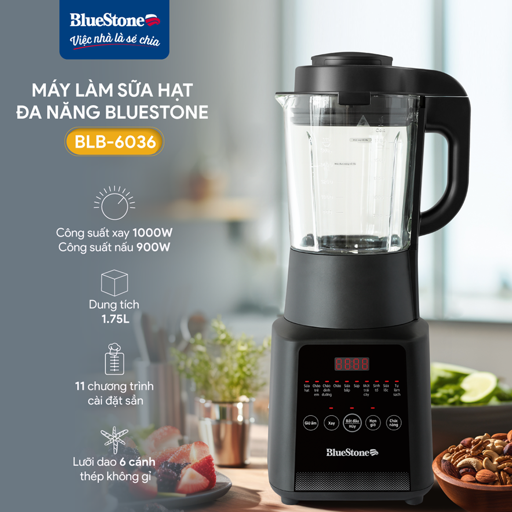 Máy Làm Sữa Hạt Đa Năng BlueStone BLB-6036 1.75 Lít 1