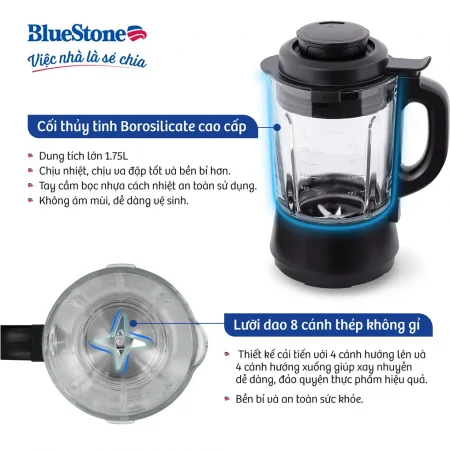 Máy Làm Sữa Hạt Đa Năng BlueStone BLB-6038 1.75 Lít 5