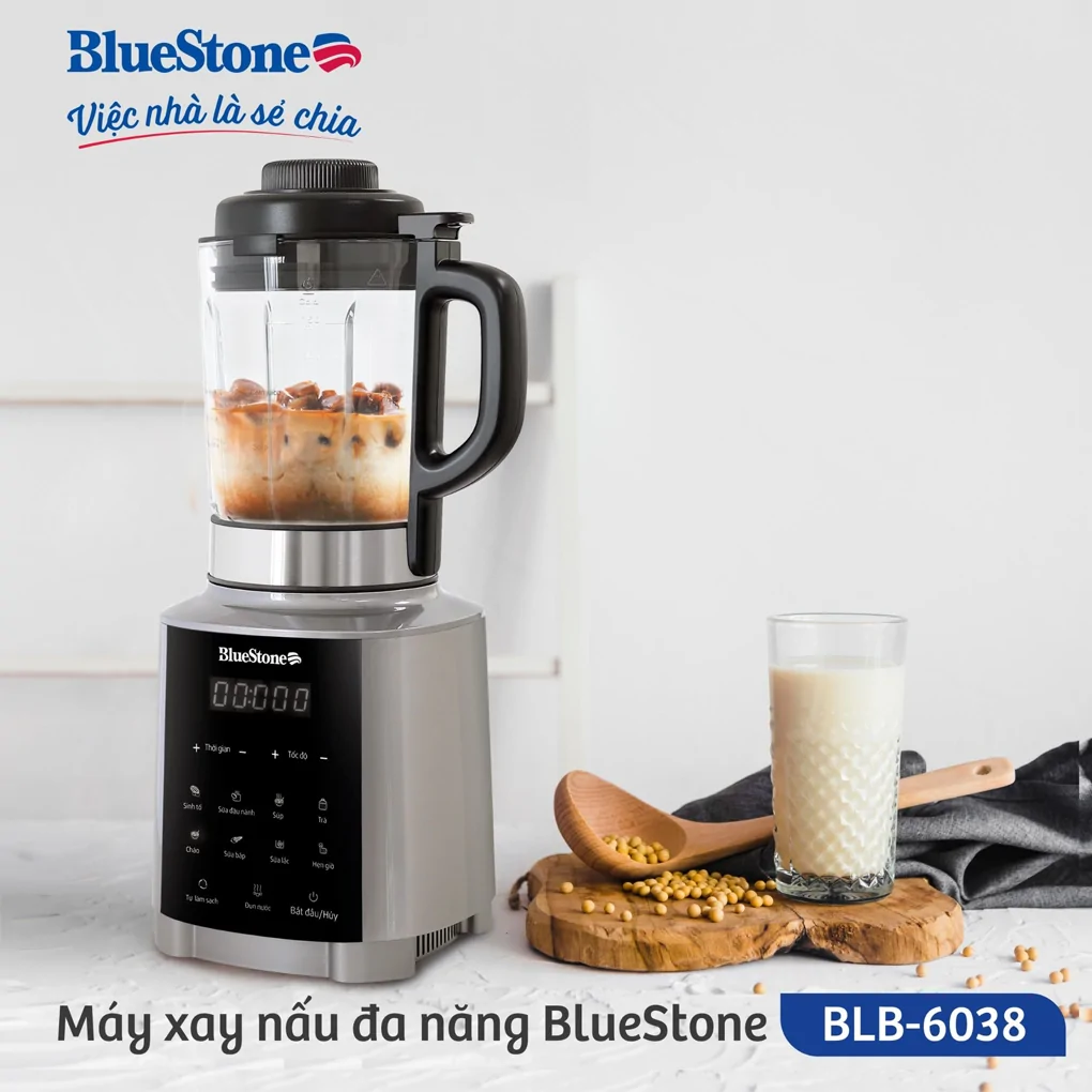 Máy Làm Sữa Hạt Đa Năng BlueStone BLB-6038 1.75 Lít 8