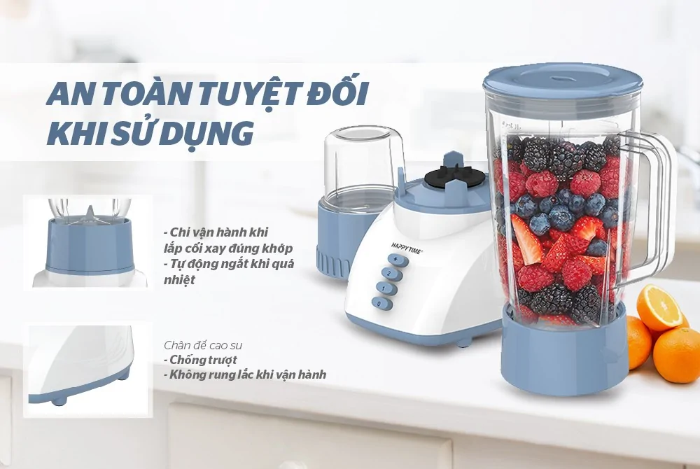 Máy Xay Sinh Tố Sunhouse Happy time HTD5113G 8