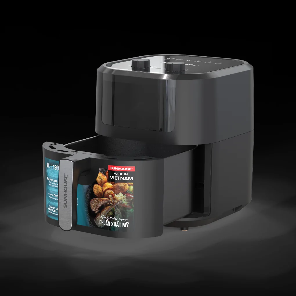 Nồi Chiên Không Dầu Sunhouse SHD4037 9 Lít 4