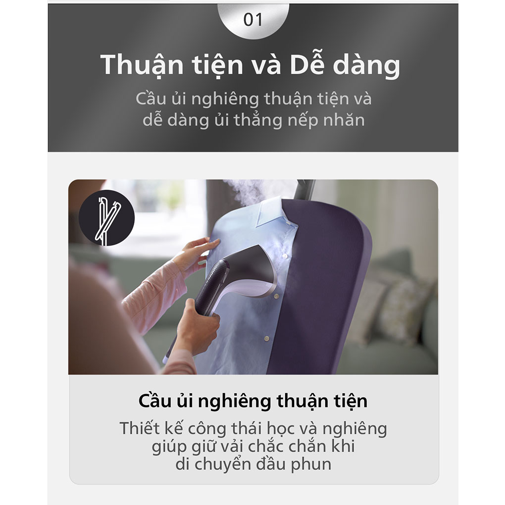 Bàn Ủi Hơi Nước Đứng Philips STE3160/30 3