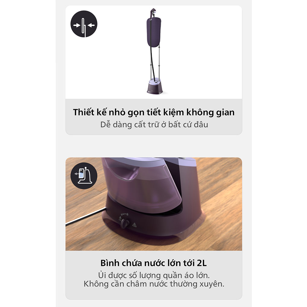 Bàn Ủi Hơi Nước Đứng Philips STE3160/30 4