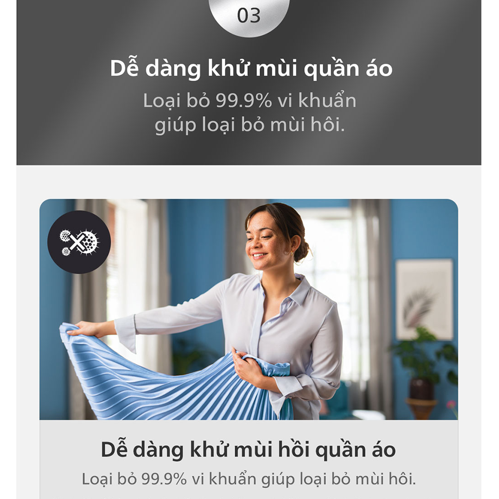 Bàn Ủi Hơi Nước Đứng Philips STE3160/30 8