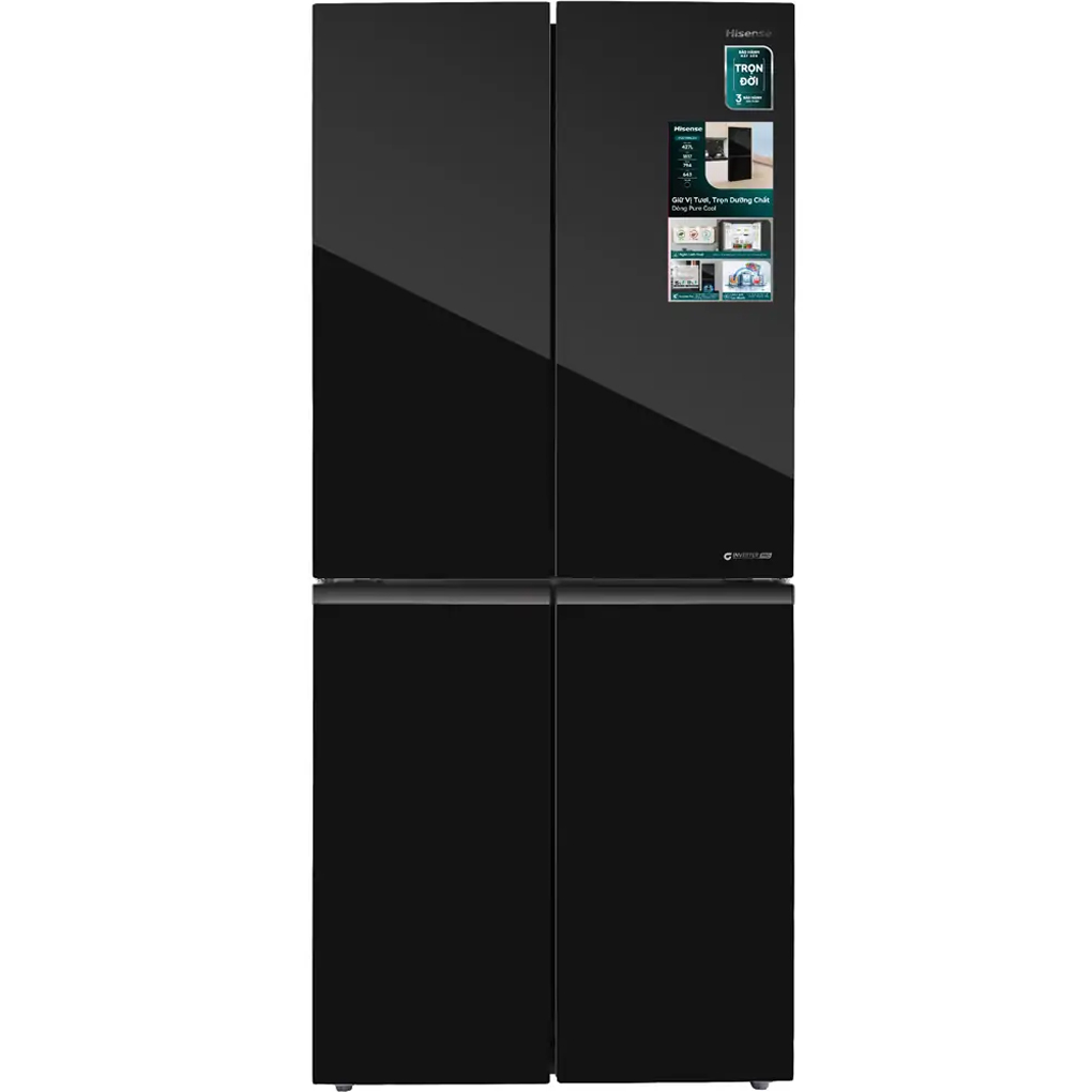 Tủ Lạnh Hisense Inverter 427 Lít RQ519N4EBU 0