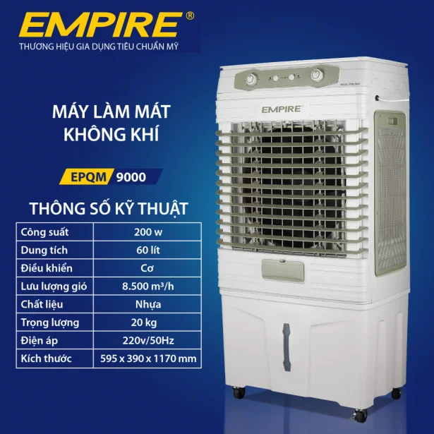 Quạt Điều Hòa Empire EPQM-9000