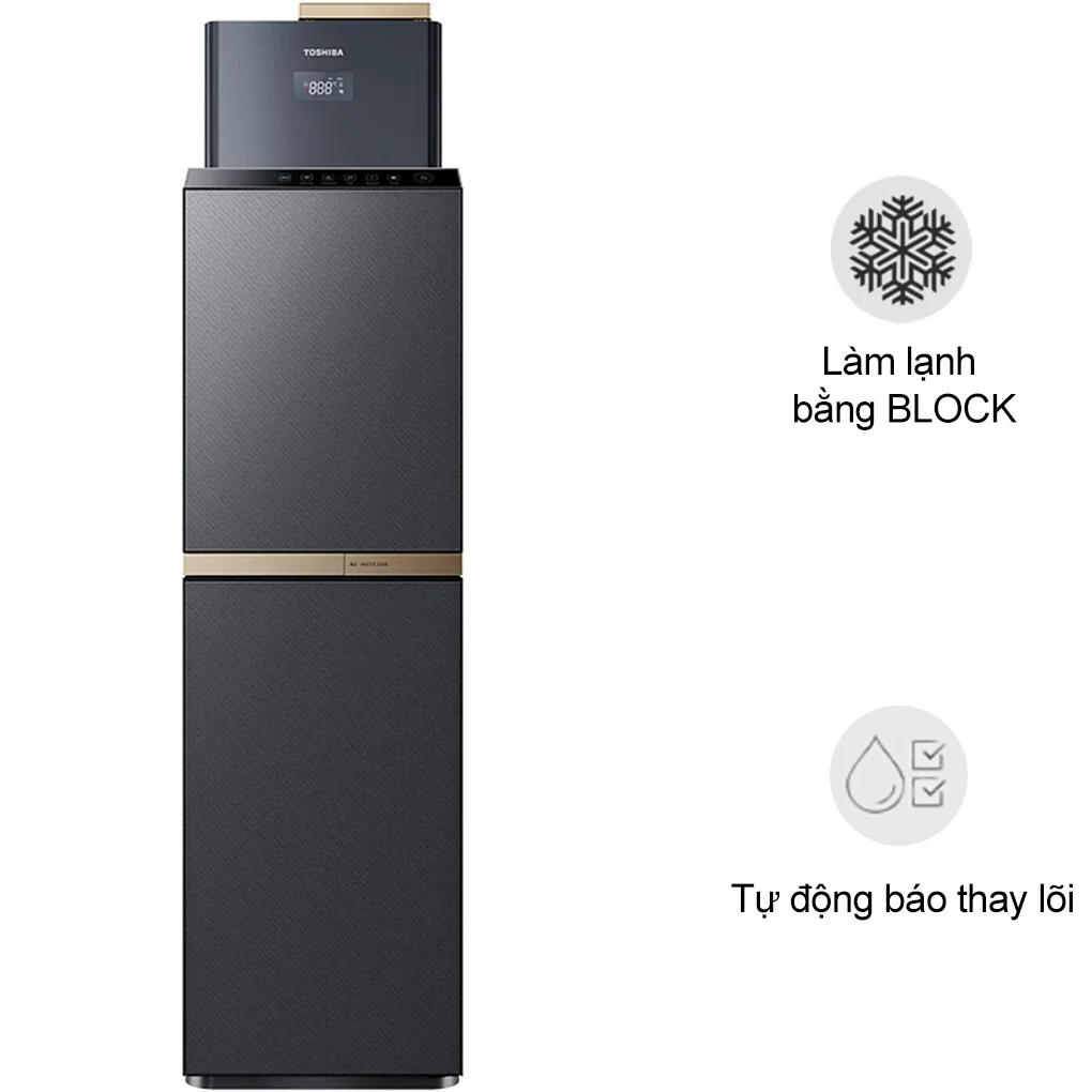Máy Lọc Nước Nóng Nguội Lạnh Toshiba TWP-W2398SVN(M) 10 Lõi
