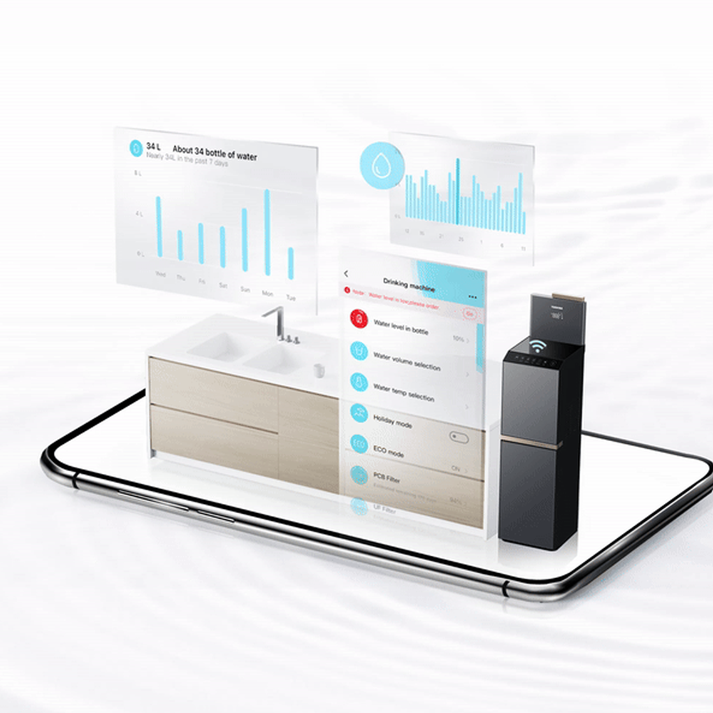 Máy Lọc Nước Nóng Nguội Lạnh Toshiba TWP-W2398SVN(M) 10 Lõi 7