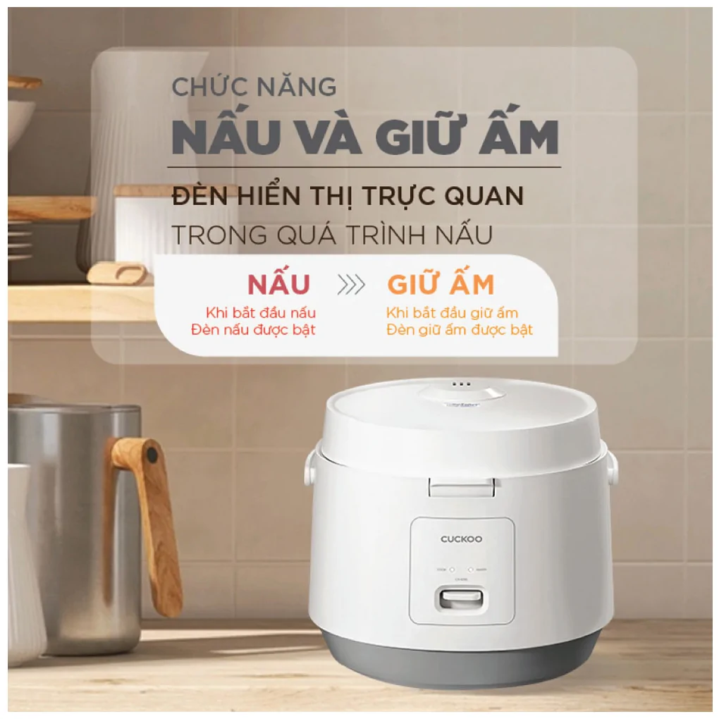 Nồi Cơm Điện Cuckoo CR-1095 1.8 Lít 12
