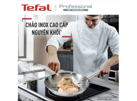 Chảo Inox Cao Cấp Professional Tefal 24cm B9210455 2