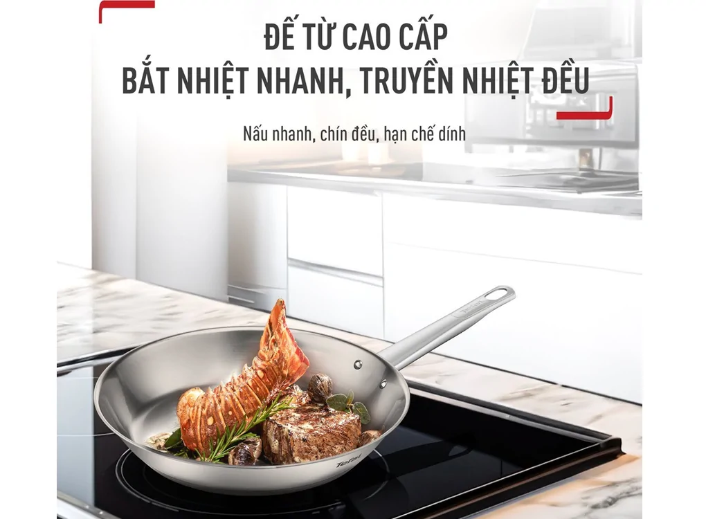 Chảo Inox Cao Cấp Professional Tefal 24cm B9210455 3