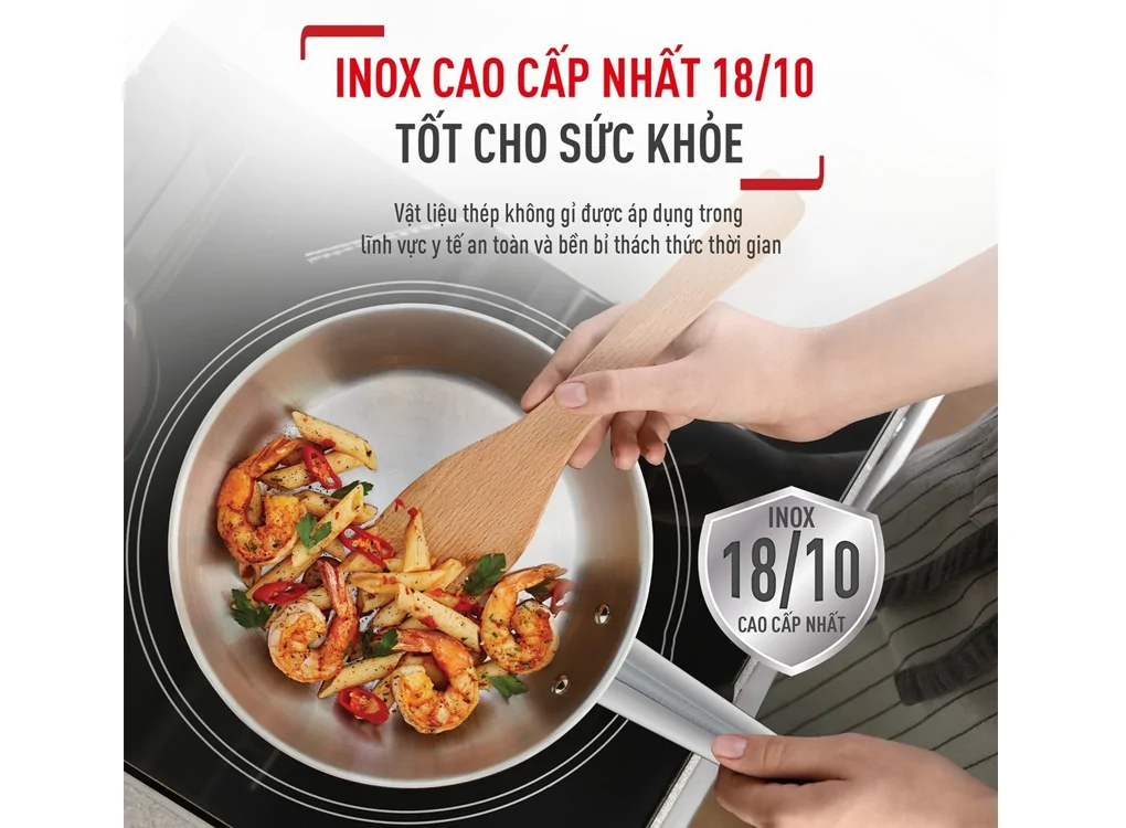 Chảo Inox Cao Cấp Professional Tefal 24cm B9210455 4