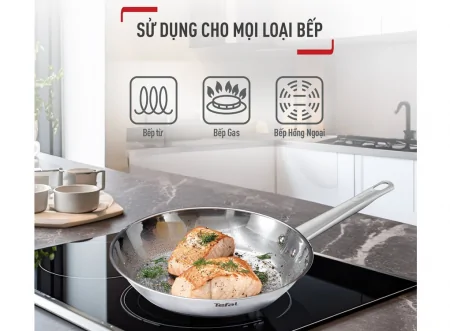 Chảo Inox Cao Cấp Professional Tefal 24cm B9210455 5