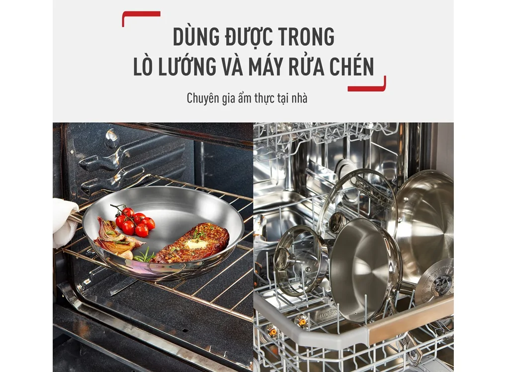 Chảo Inox Cao Cấp Professional Tefal 24cm B9210455 6