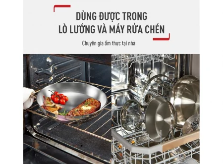 Chảo Inox Cao Cấp Professional Tefal 24cm B9210455 6