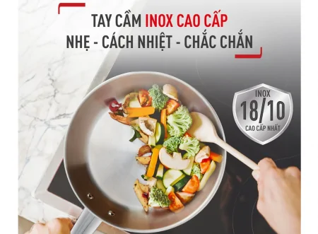 Chảo Inox Cao Cấp Professional Tefal 24cm B9210455 7