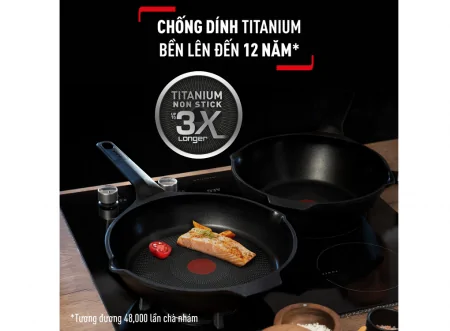 Chảo Đúc Cao Cấp Tefal Robusto 24cm E2490444 5