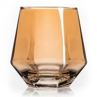 Ly Thấp Thủy Tinh Deli Hexagon Auric 310ml