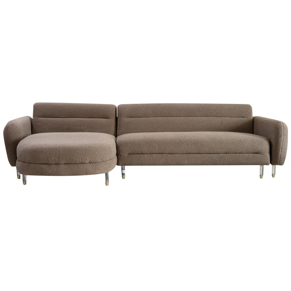 Sofa L Sofia 1378 Nâu
