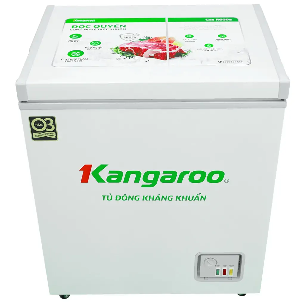 Tủ Đông Kangaroo 90 Lít KG168NC1N 0
