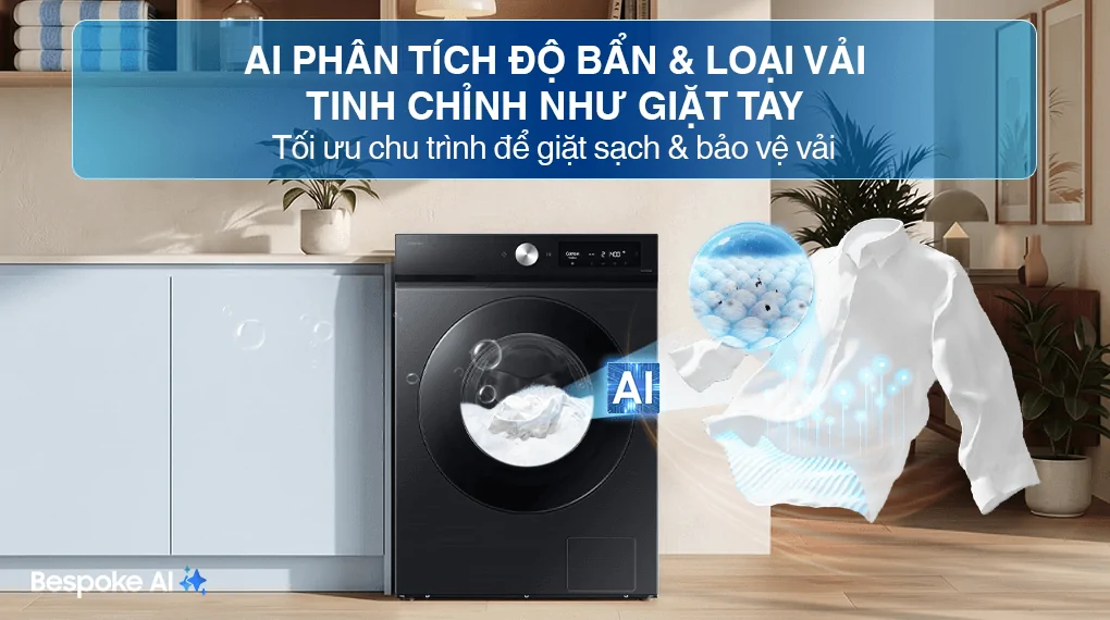 Máy Giặt Sấy Samsung Inverter Giặt 12/7 Kg WD12DB7B85GBSV