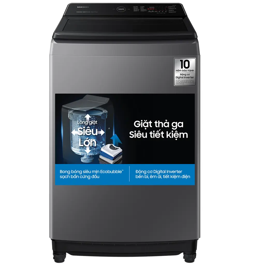 Máy Giặt Samsung Ecobubble Inverter 17 kg WA17CG6442BDSV