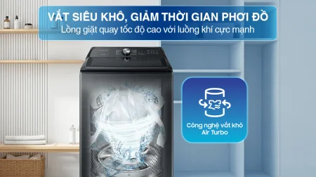 Máy Giặt Samsung Ecobubble Inverter 17 kg WA17CG6442BDSV