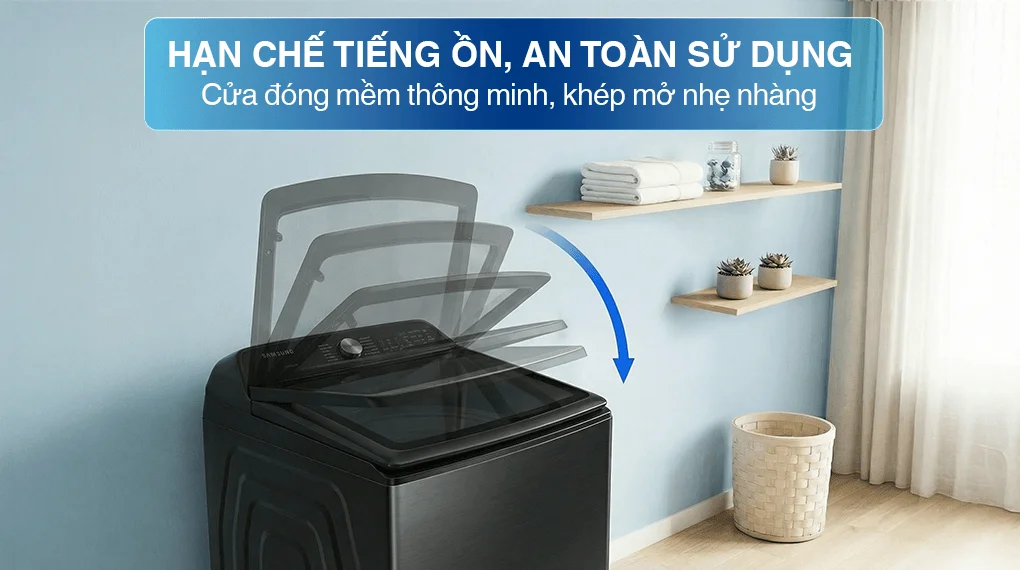Máy Giặt Samsung Ecobubble Inverter 17 kg WA17CG6442BDSV