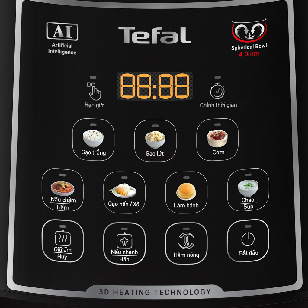 Nồi Cơm Điện Tử Tefal RK737868 1.8 Lít 6