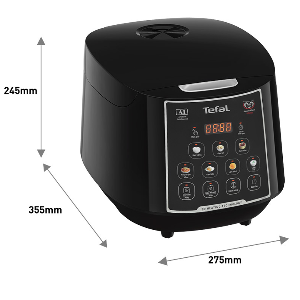 Nồi Cơm Điện Tử Tefal RK737868 1.8 Lít 7