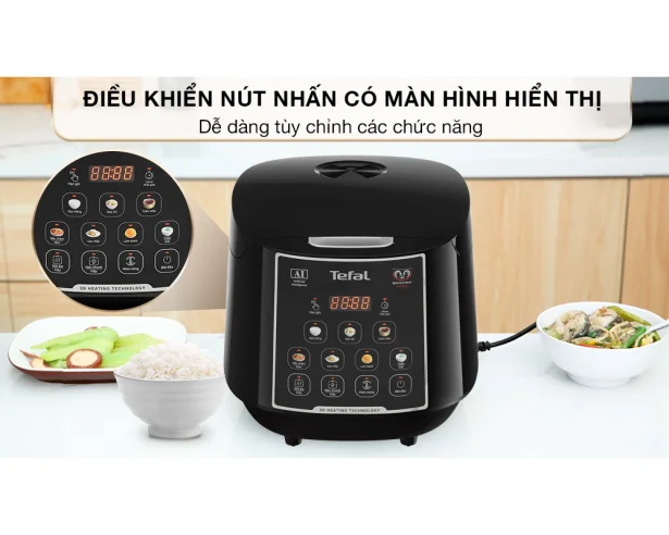 Nồi Cơm Điện Tử Tefal RK737868 1.8 Lít