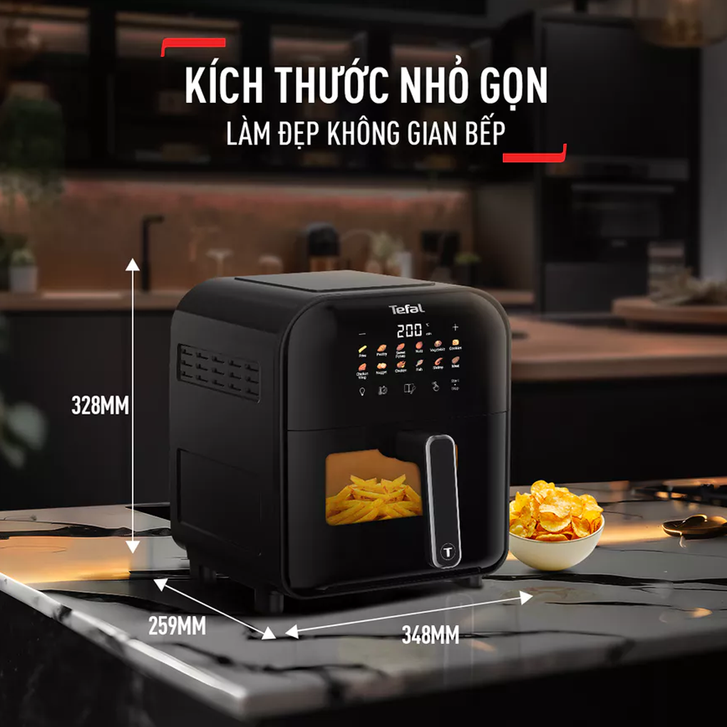 Nồi Chiên Không Dầu Tefal EY821868 10