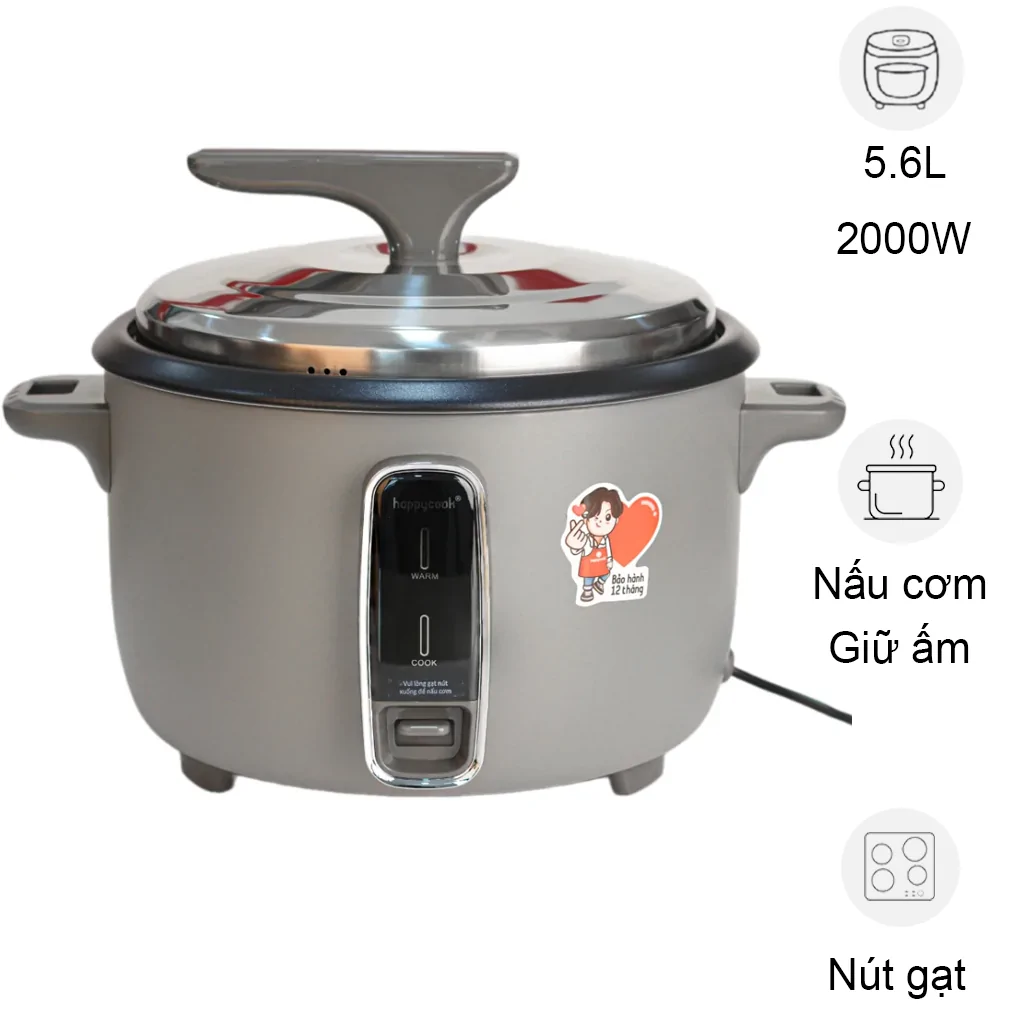 Nồi Cơm Điện HCD-560G 5.6 Lít