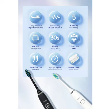 Bàn Chải Điện Magic B-25 Màu Đen 5