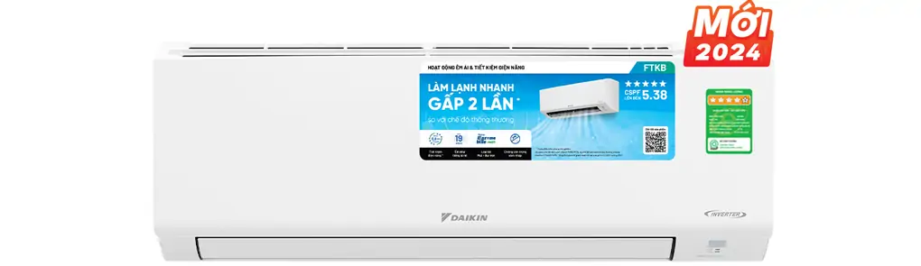 Máy lạnh Daikin Inverter 2.5 Hp FTKB60YVMV