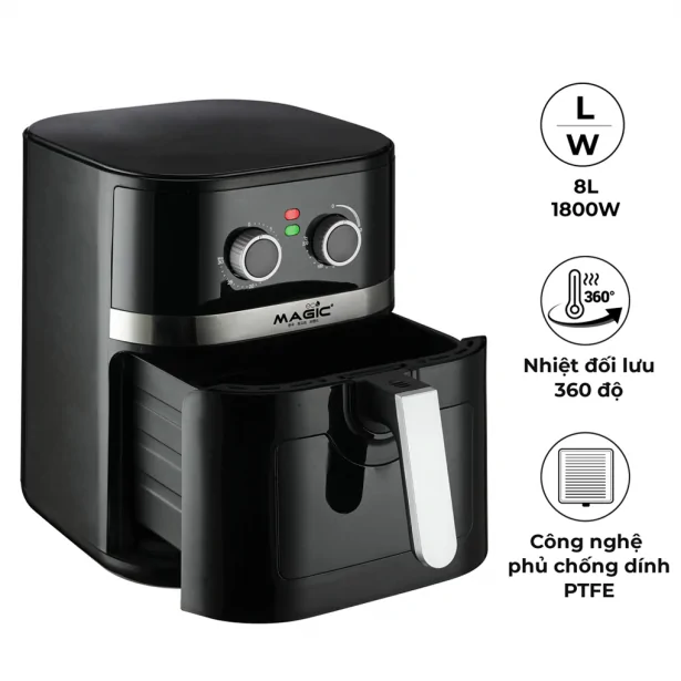 Nồi Chiên Không Dầu Magic Eco AC-127 8 Lít